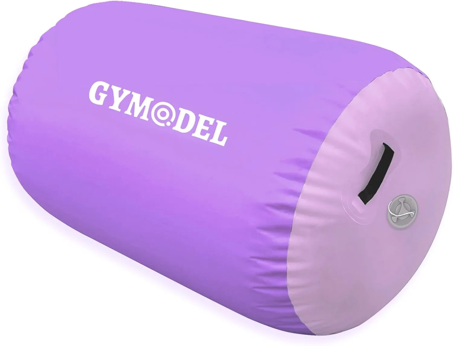 Air Roller Gymnastics Barrel Inflatable Tumbling Roller Air Mat, Air Barrel Gymnastics Tumble Track Mat with Pump for Backhandspring/Training Cheerleading/Yoga/Home and Outdoor Use