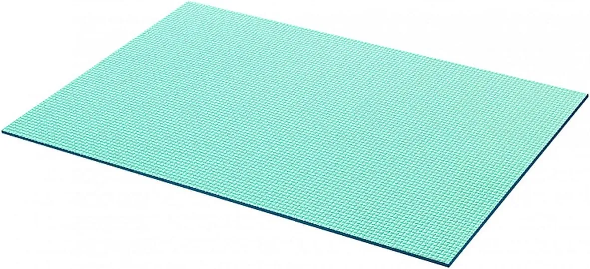 AIREX Official Diana Exercise Mat - Workout Mat for Rehabilitation, Strength Training, Aerobics, Water Fitness, Exercise, Home and Floor Workouts, with Premium Foam, Water Blue