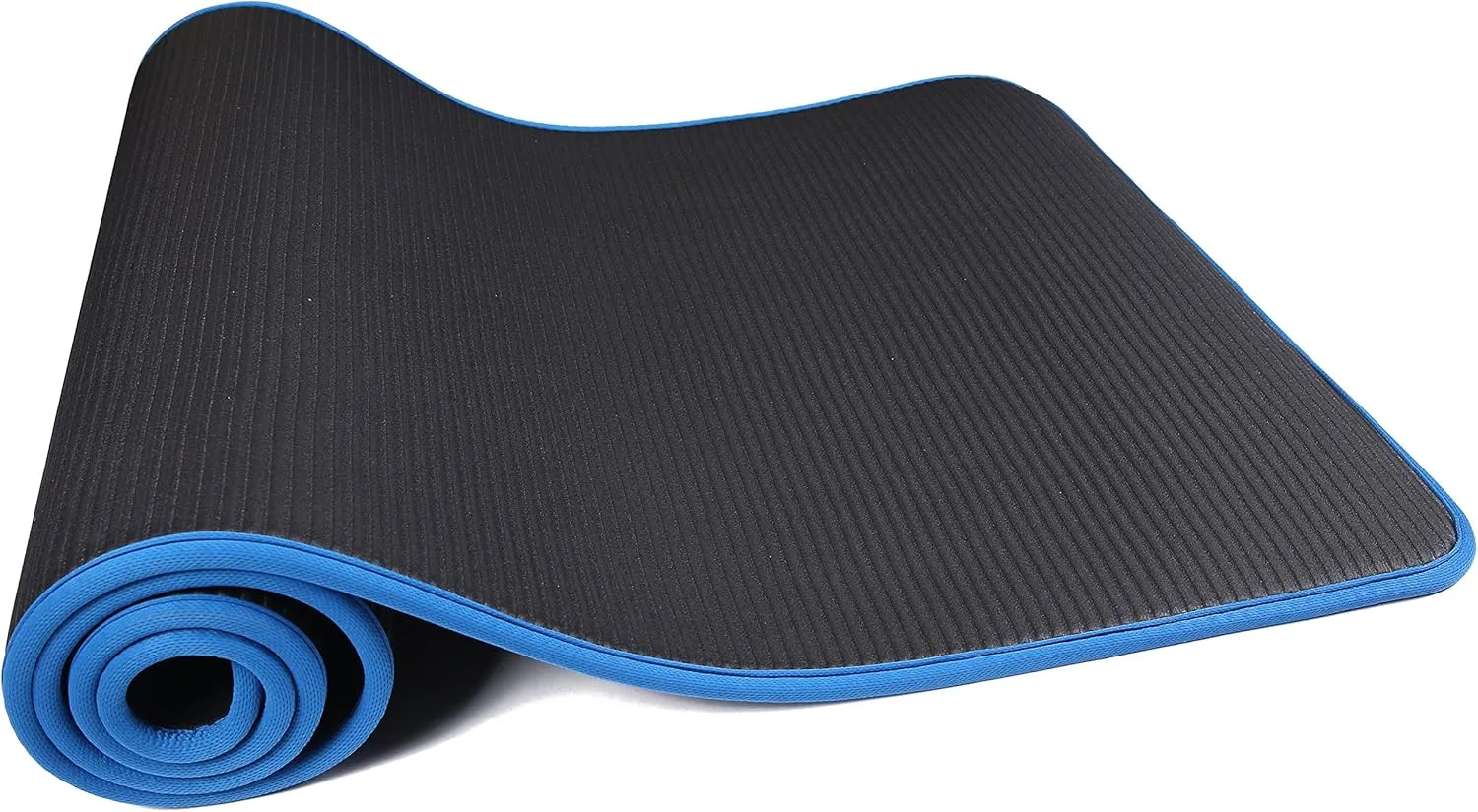 All-Purpose 2/5-Inch (10mm) Extra Thick High Density Anti-Slip Exercise Pilates Yoga Mat with Carrying Strap, Multiple Colors