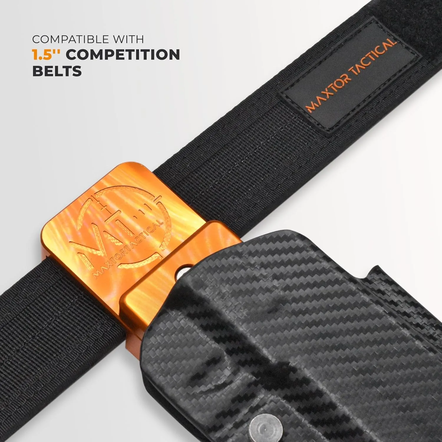 Alloy Competition Holster OWB Fits Bul Armory Axe Tomahawk FS Outside The Waistband Carry Gun Holster Kydex American Made OWB Aluminum Belt Attachment