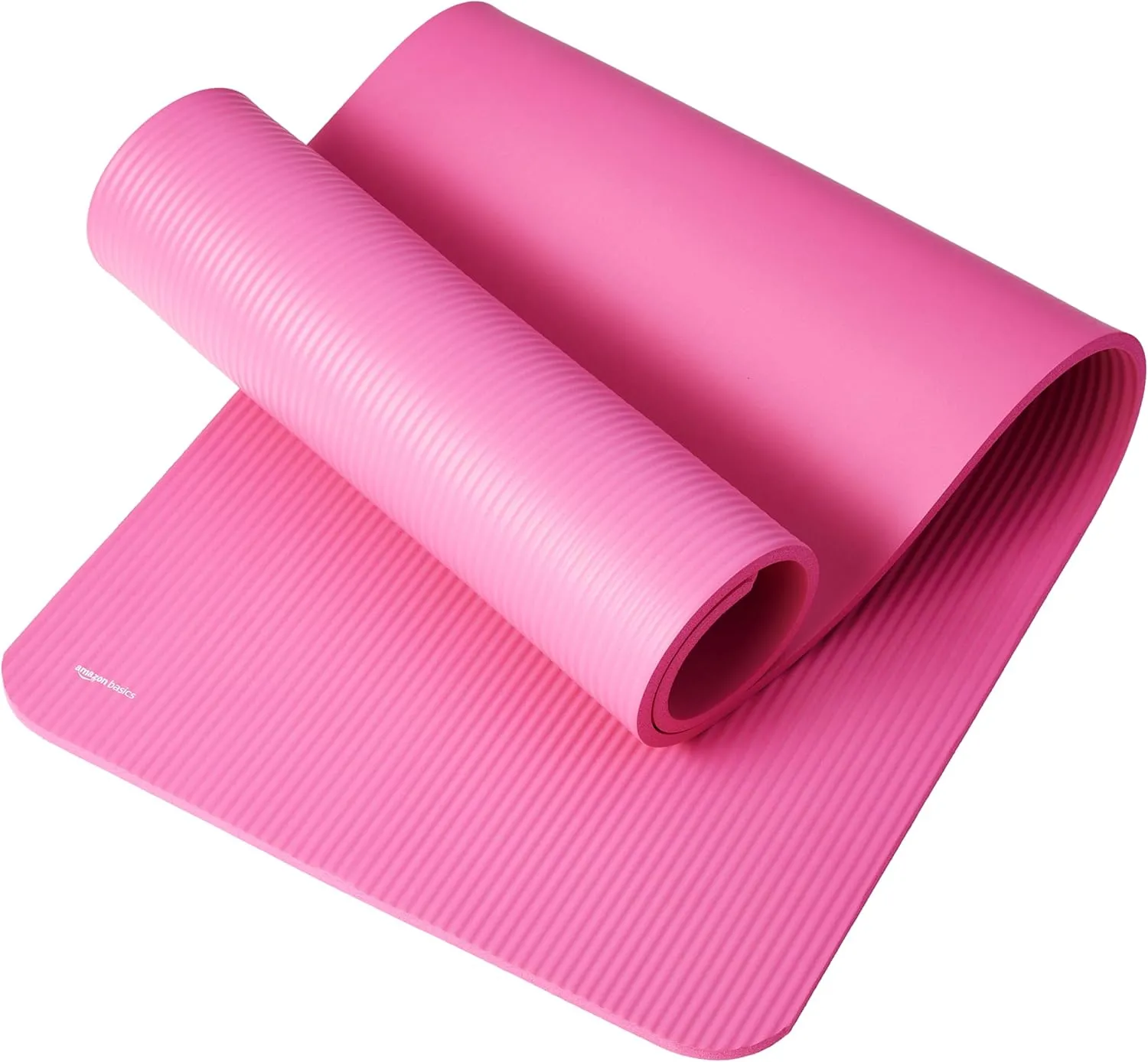 Amazon Basics 1/2 Inch Extra Thick Exercise Yoga Mat with Carrying Strap