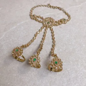Amreen Hand Harness - Green