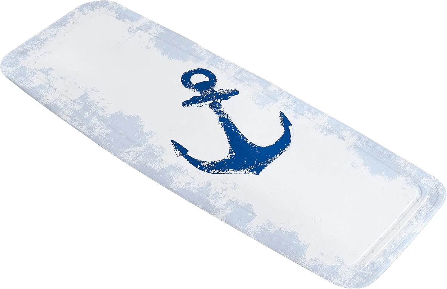 Anchor Bath Safety Mat, PVC Foam, Dark Blue, 92 x 36 x 0.3 cm, 92 x 36 cm (Rectangular), Multicolor
