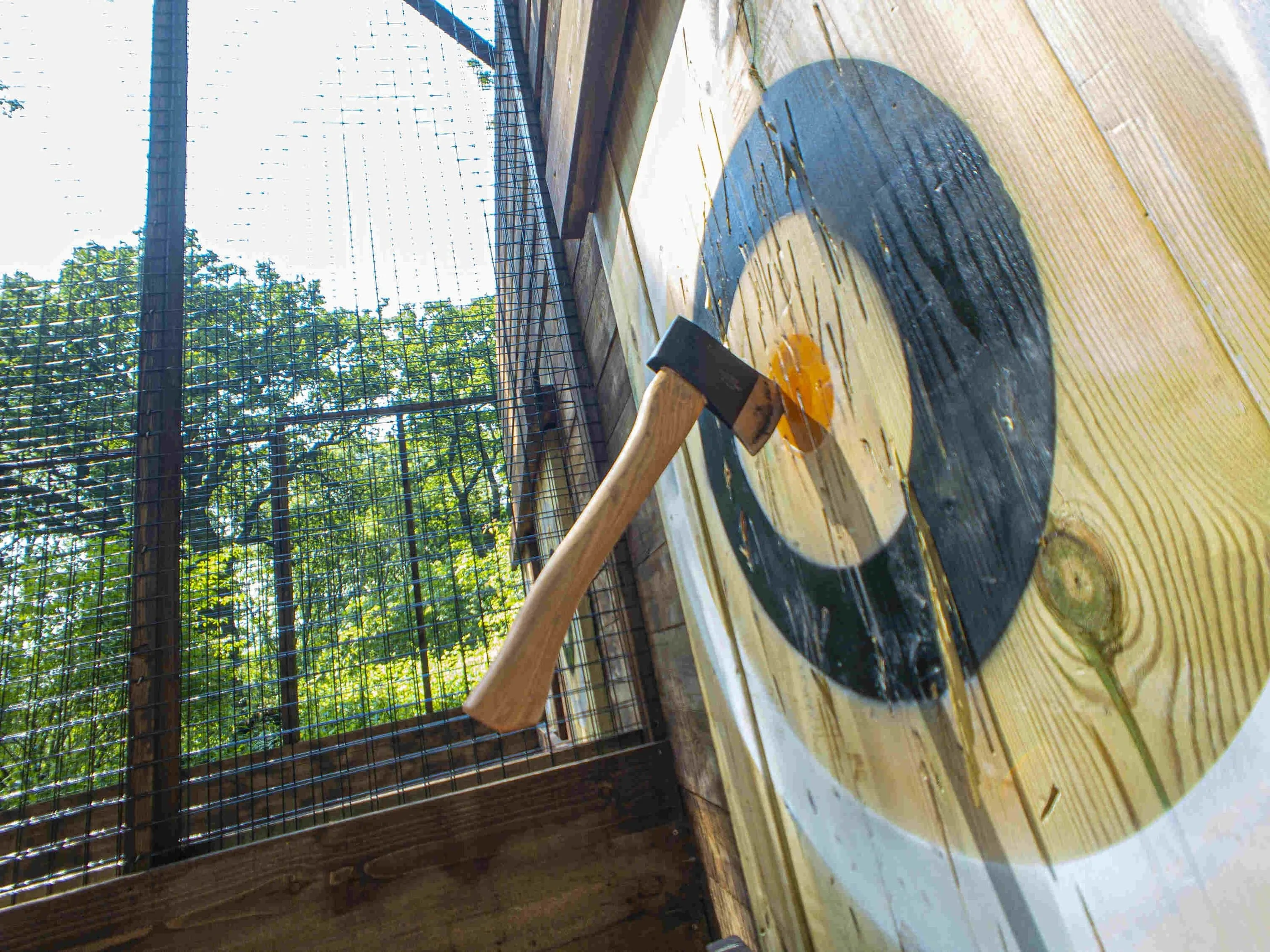 Arlington Outdoor Axe Throwing with Go Ape