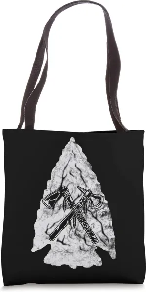 Arrowhead Native American Axe Arrowhead Hunting Relics Tote Bag