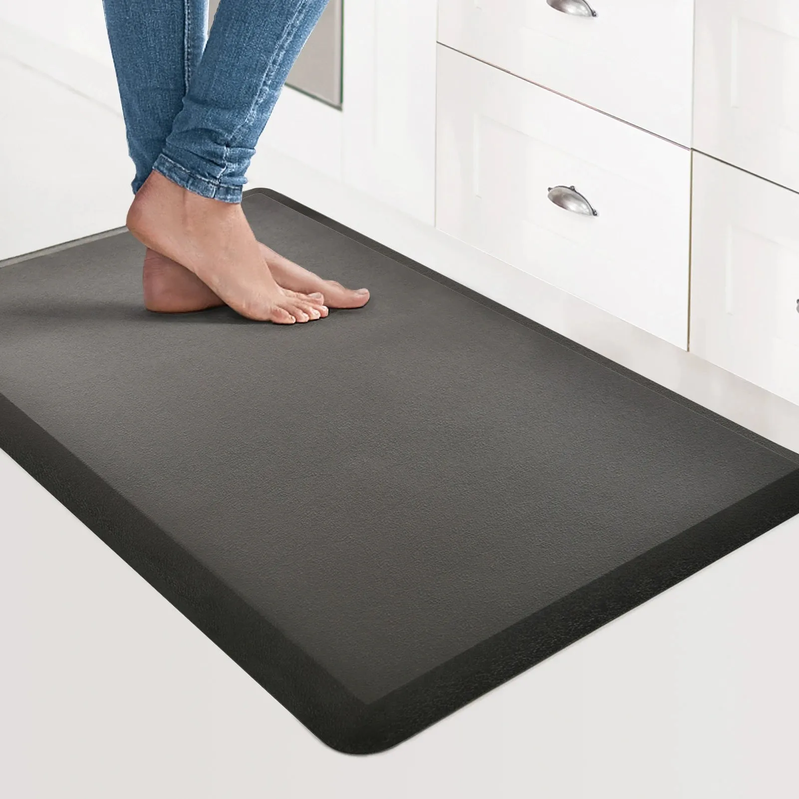 Art3d Anti Fatigue Mat Cushioned Kitchen Mat - Non Slip Foam Comfort Cushion for Standing Desk, Office(71x44cm)