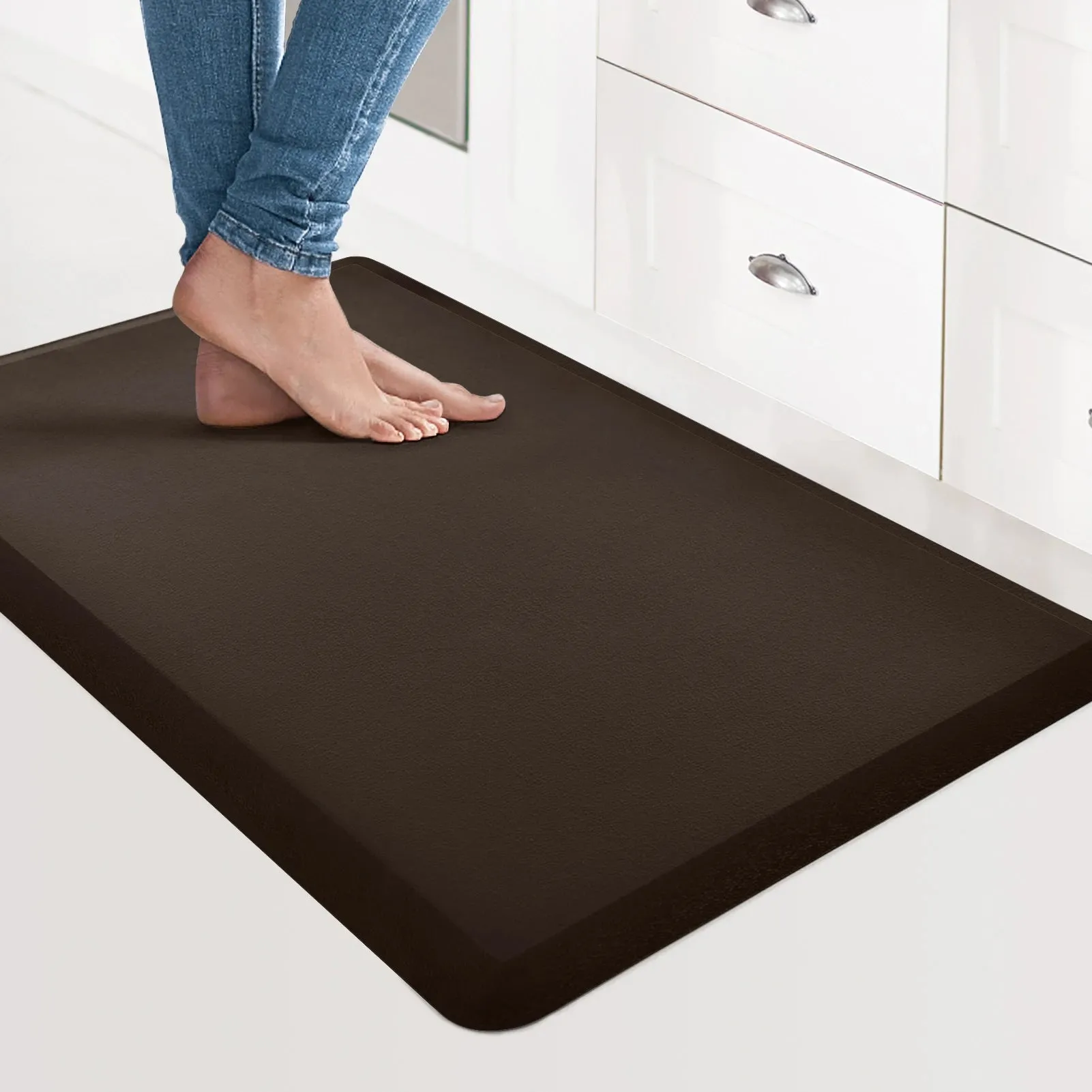 Art3d Anti Fatigue Mat Cushioned Kitchen Mat - Non Slip Foam Comfort Cushion for Standing Desk, Office(71x44cm)