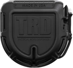 Atwood Rope MFG Tactical 550 Paracord Parachute Cord Rope Dispenser 50ft Spool TRD | Cutting Blade, Belt Clip, Cord Grip, View Port, Integrated Ruler