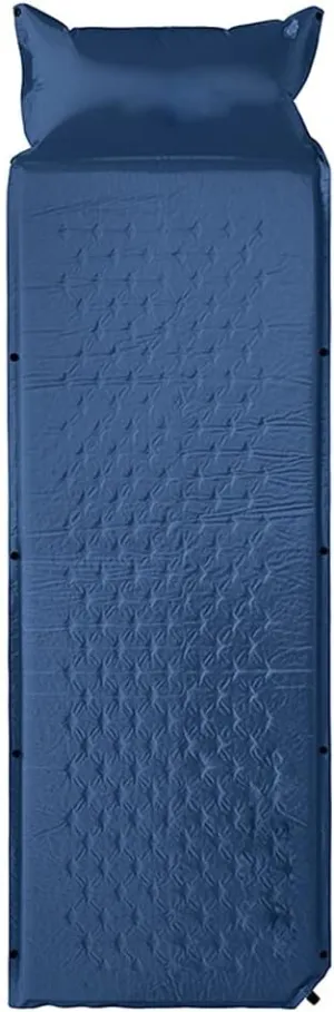 Automatic Inflatable Cushion High Resilience and Comfortable Sponge Camping Mat Portable Picnic Mat Suitable for Family Beach Hiking Tent Mat (Color : Blue, Size : 70.86×23.62in)