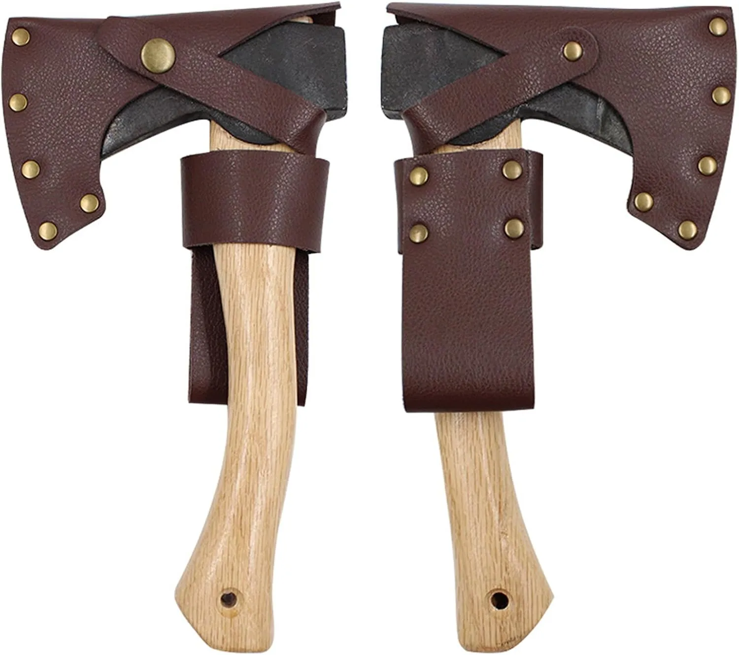 Axe and Handle Protector Cover, Lightweight Portable PU Leather Axe Sheath for Camping, Outdoor Work