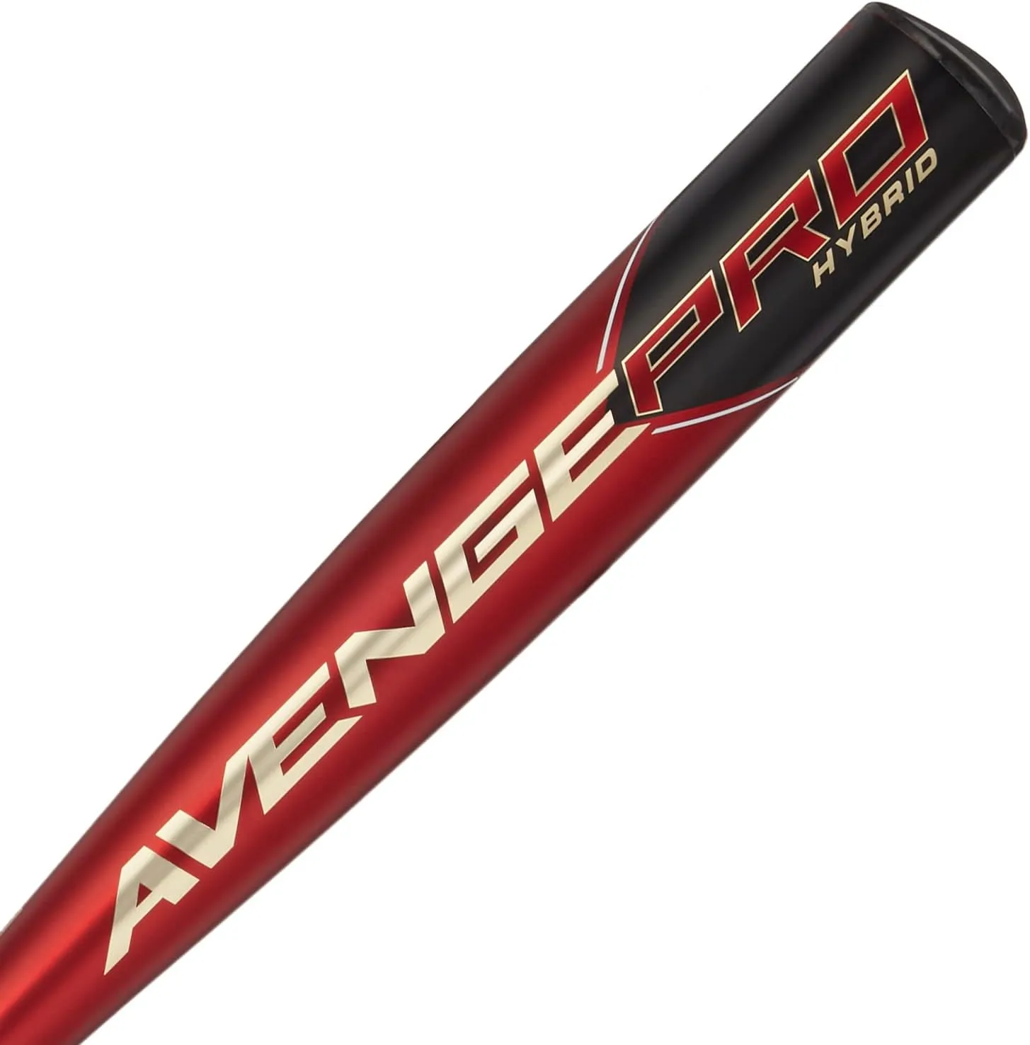 Axe Bat 2023 Avenge Pro Hybrid (-3) BBCOR Baseball Bat, 3-Piece Alloy/Composite Hybrid, Red/Black/Gold