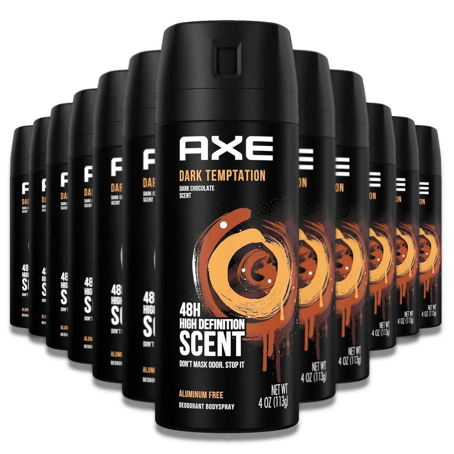 Axe - Deodorant Body Spray for Men, Dark Temptation - 4 oz - 72 Pack