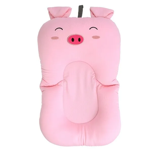 Baby Bath Tub Anti-skid Baby Bathing Mat Baby Bathtub Shower Cushion Non-Slip Security Soft Baby Bath Pad Newborn Seat