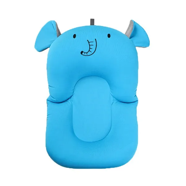 Baby Bath Tub Anti-skid Baby Bathing Mat Baby Bathtub Shower Cushion Non-Slip Security Soft Baby Bath Pad Newborn Seat