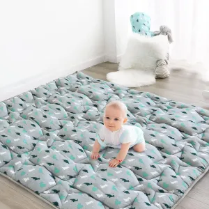 Baby Play Mat for 71'' x 59'' Playpen, Playmat for Babies and Toddlers Large & Thick, Non Slip Cushioned Baby Play Mats for Floor, Kids Play Mat for Playpen Easy Clean, Foam Play Mat, Grey