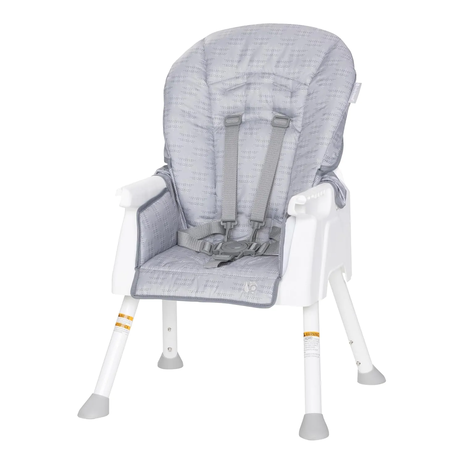 Baby Trend Adapt 4-in-1 High Chair to Toddler Chair, Crosshatch Grey
