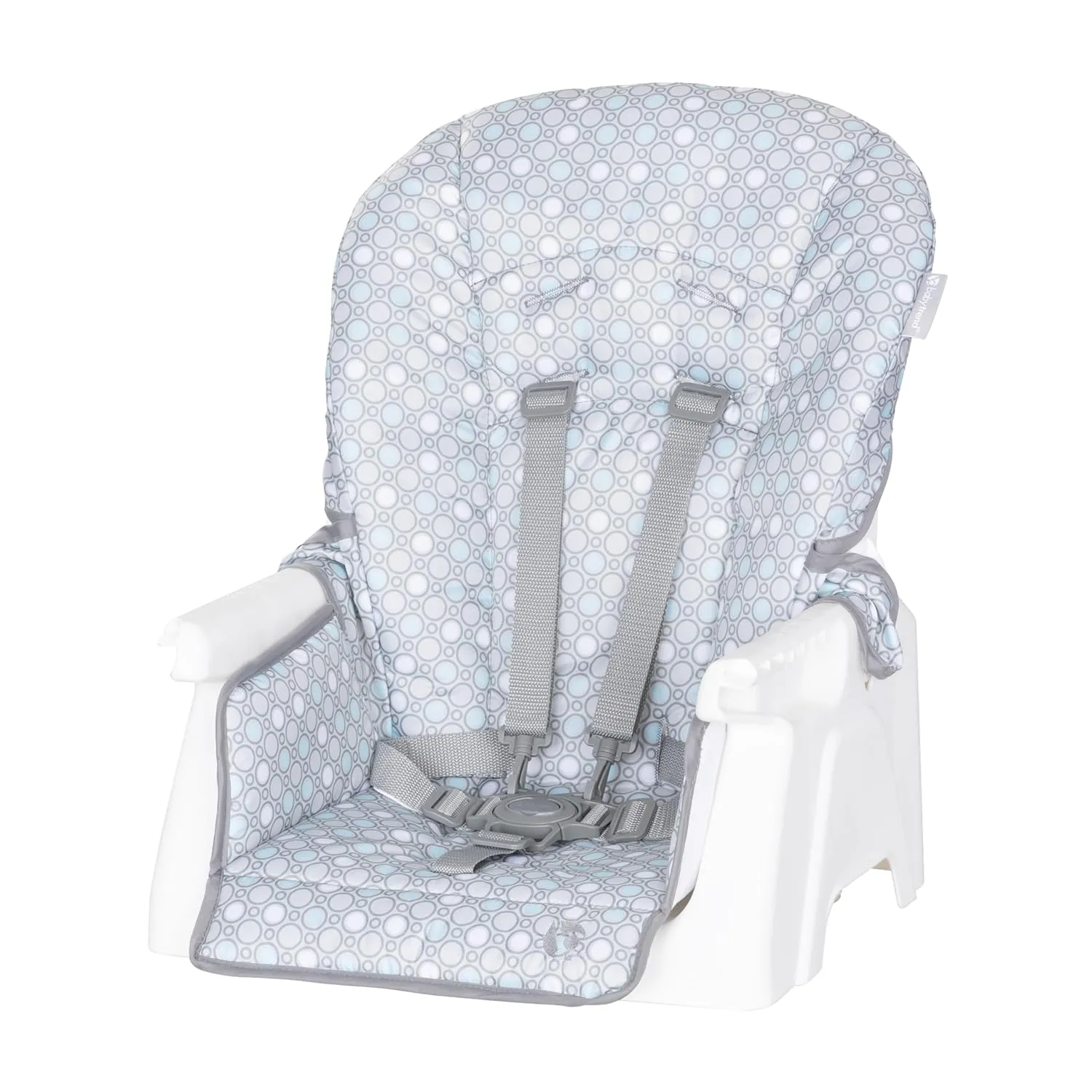 Baby Trend Adapt SpaceSaving Booster High Chair, Pebblestone Aqua