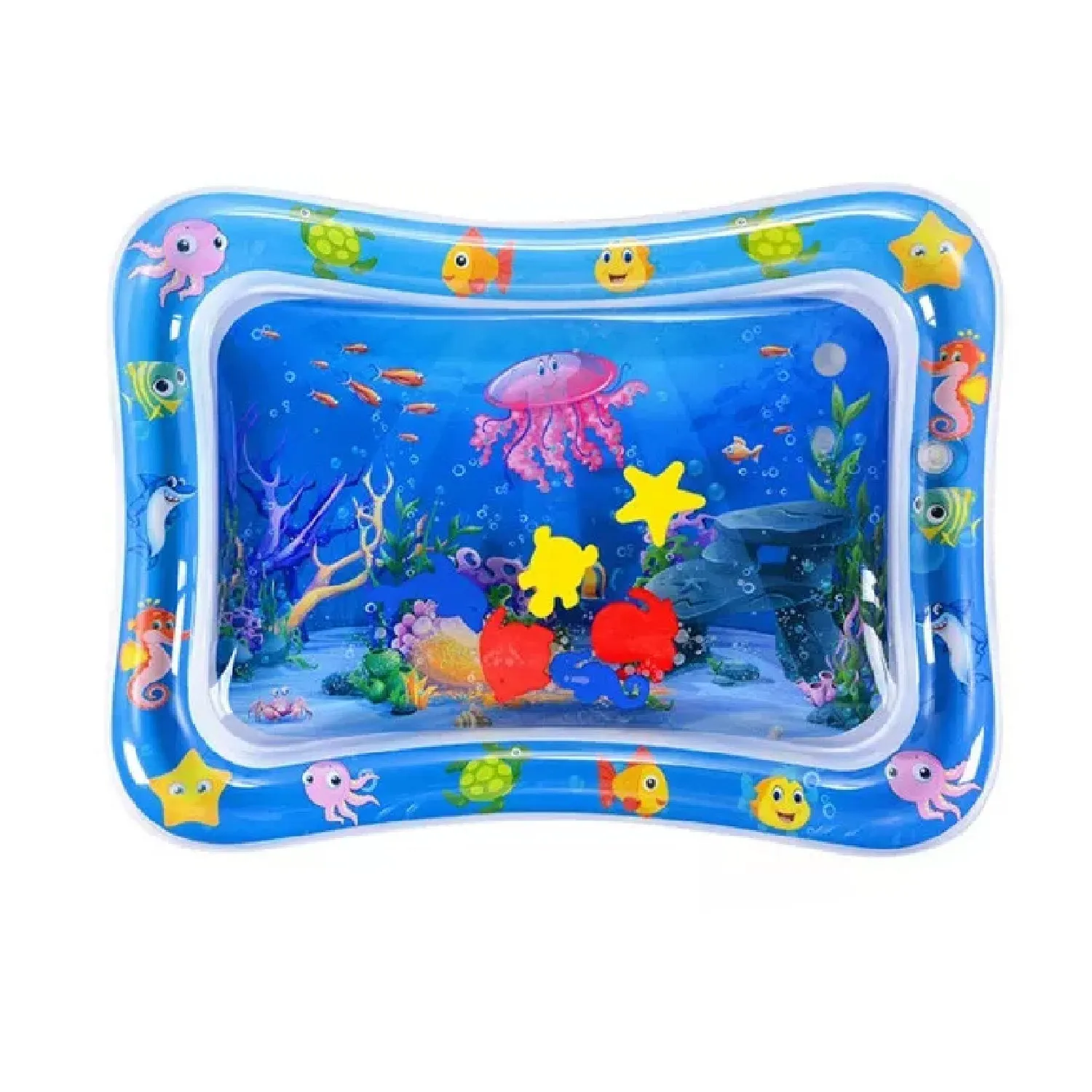 Baby Water Mat Inflatable Baby Play Mat Activity Center for Infant Baby Toys 3 to 15 Months, Baby Gifts for Boys Girls(Assorted Design)