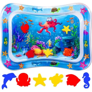 Baby Water Mat, Premium Inflatable Baby Play Mat Activity Centre for Infants Baby