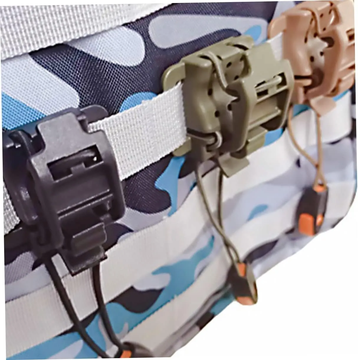 Back Hanger Camping Outdoor Gear Clip Rucksack Bag Clips Buckle Webbing Walking Stick Whistle Fixed Clip