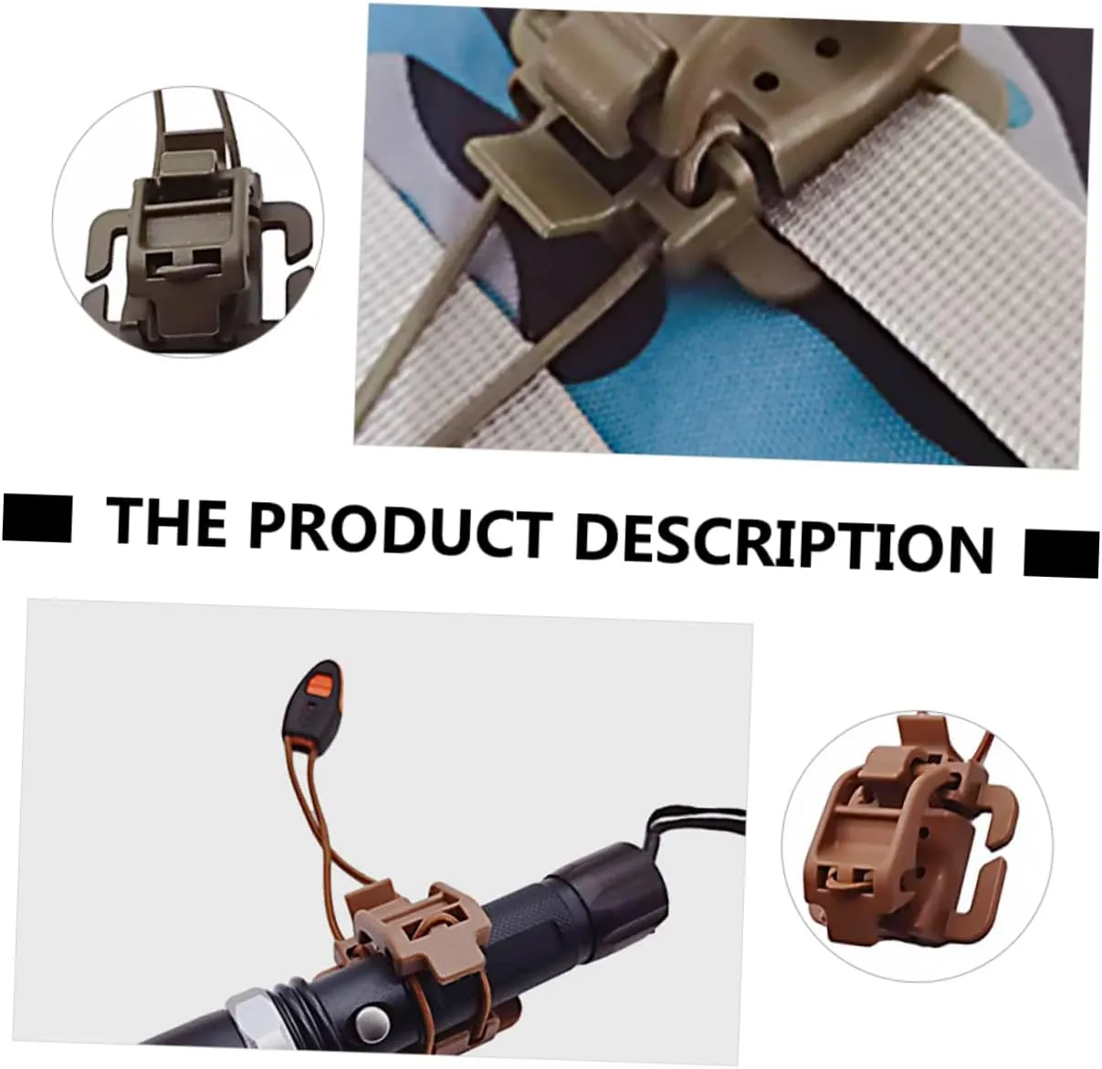 Back Hanger Tool Hangers for for Back Side Release Buckle Bottle Holder Clip Walking Stick Buckle Clip
