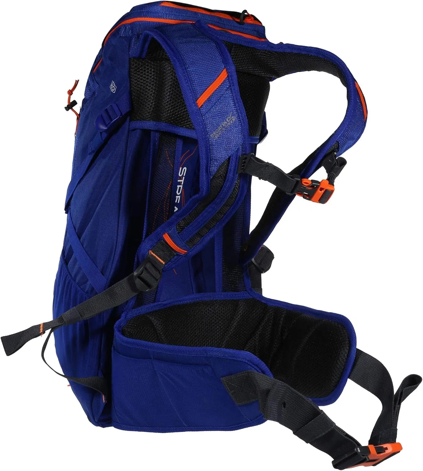 Backpack, Blue-Orange, One Size