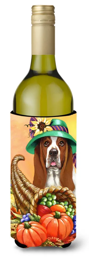 Basset Hound Autumn Wine Bottle Hugger PPP3010LITERK