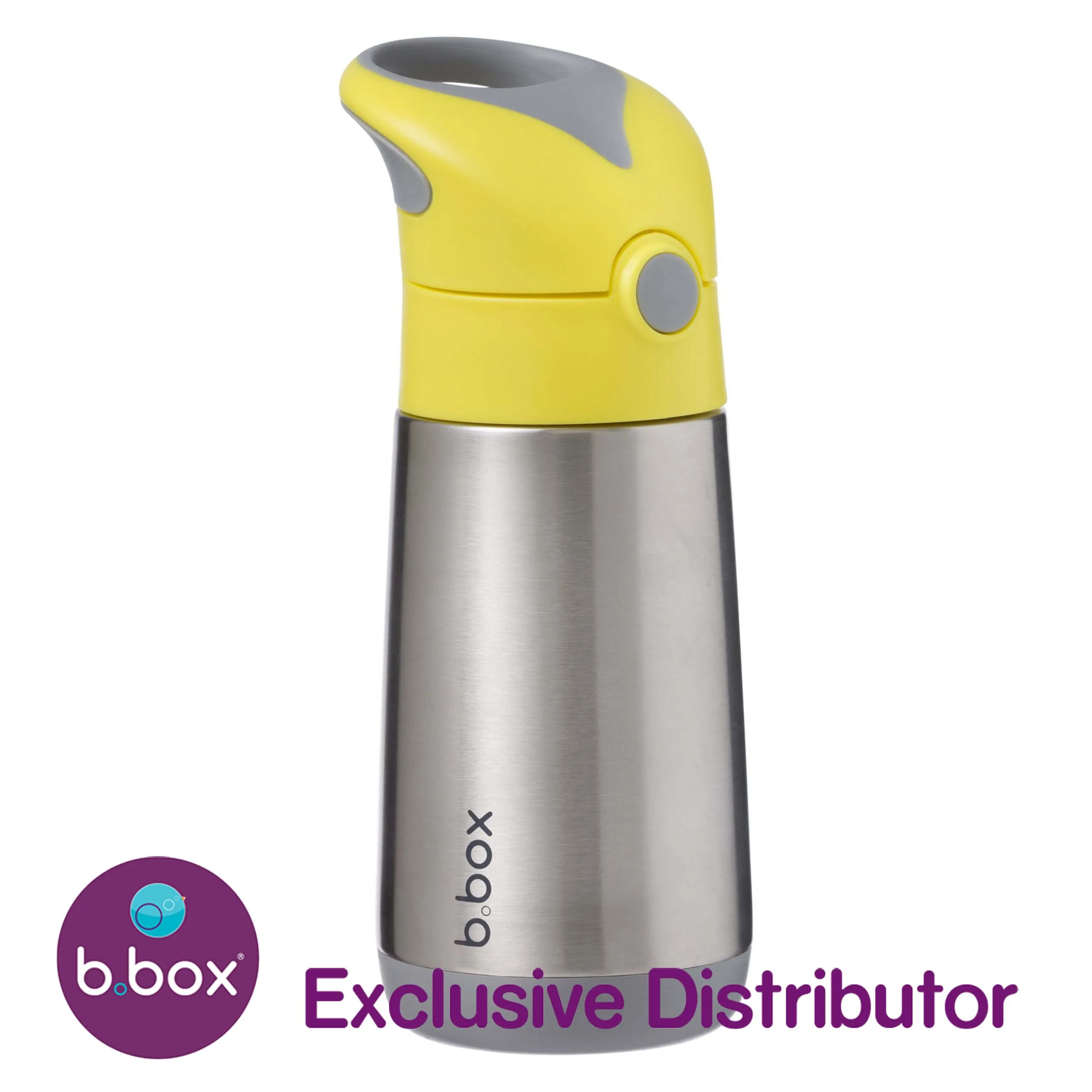B.Box Insulated Drink Bottle Replacement Straw Tops, 2-Pack