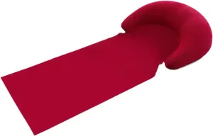 Beach Mat Inflatable Pillow Compact Versatile Lightweight Beach Pad Outdoor Lounger for Backyard Picnic Pool Garden Family, Red