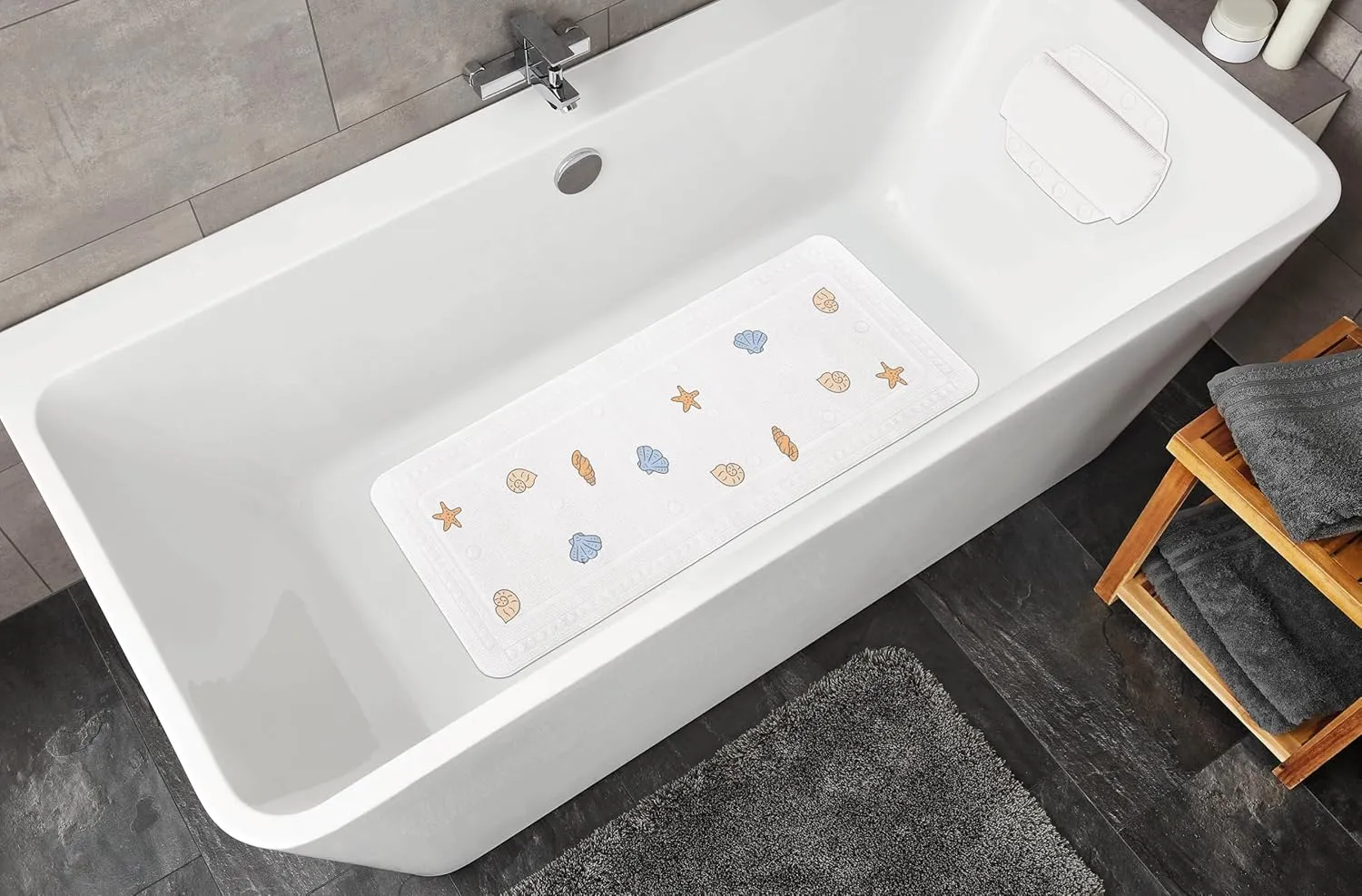 Beach Tub Safety Mats - Multicolor (14.2x28.3in)