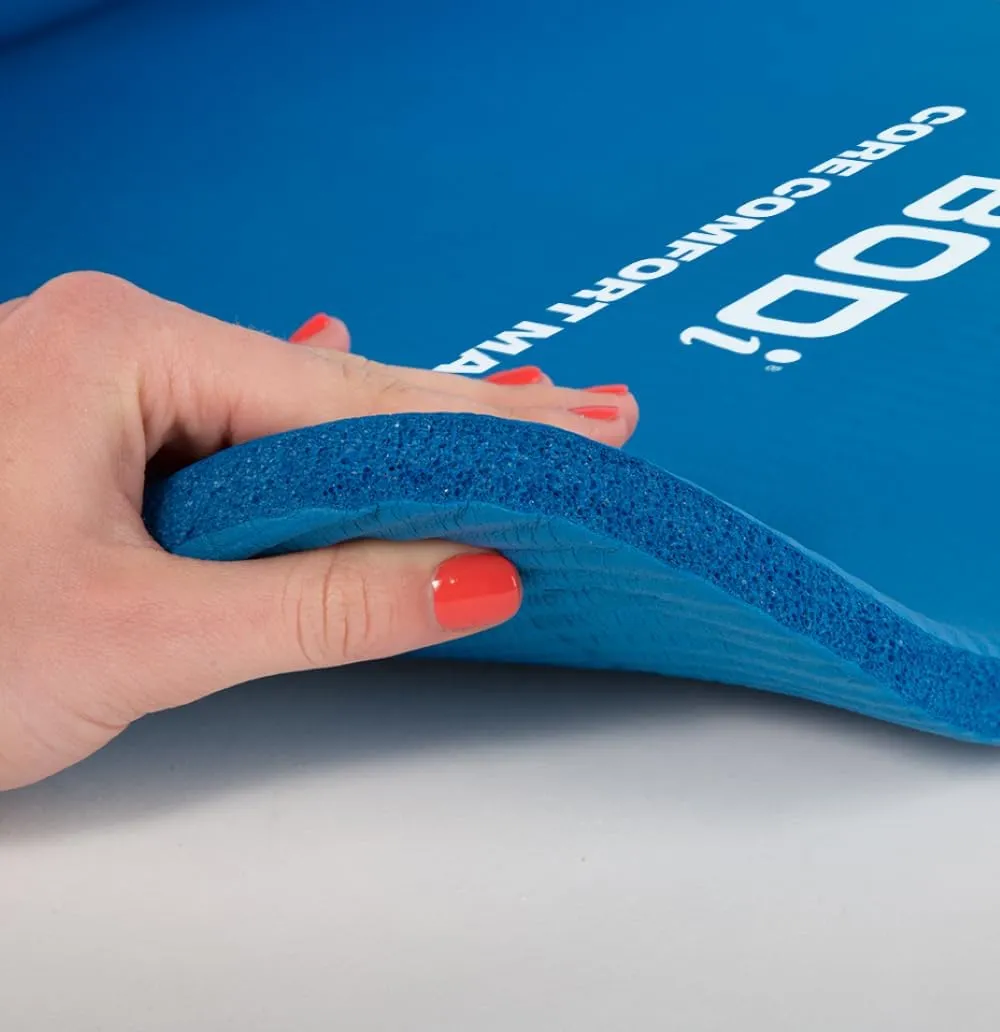 Beachbody Exercise Mat, Extra Thick Foam Workout Mat for Home and Gym, Yoga, Ab Workouts, Stretching, Weightlifting, High Density - Ultra Durable, 1/2 inch