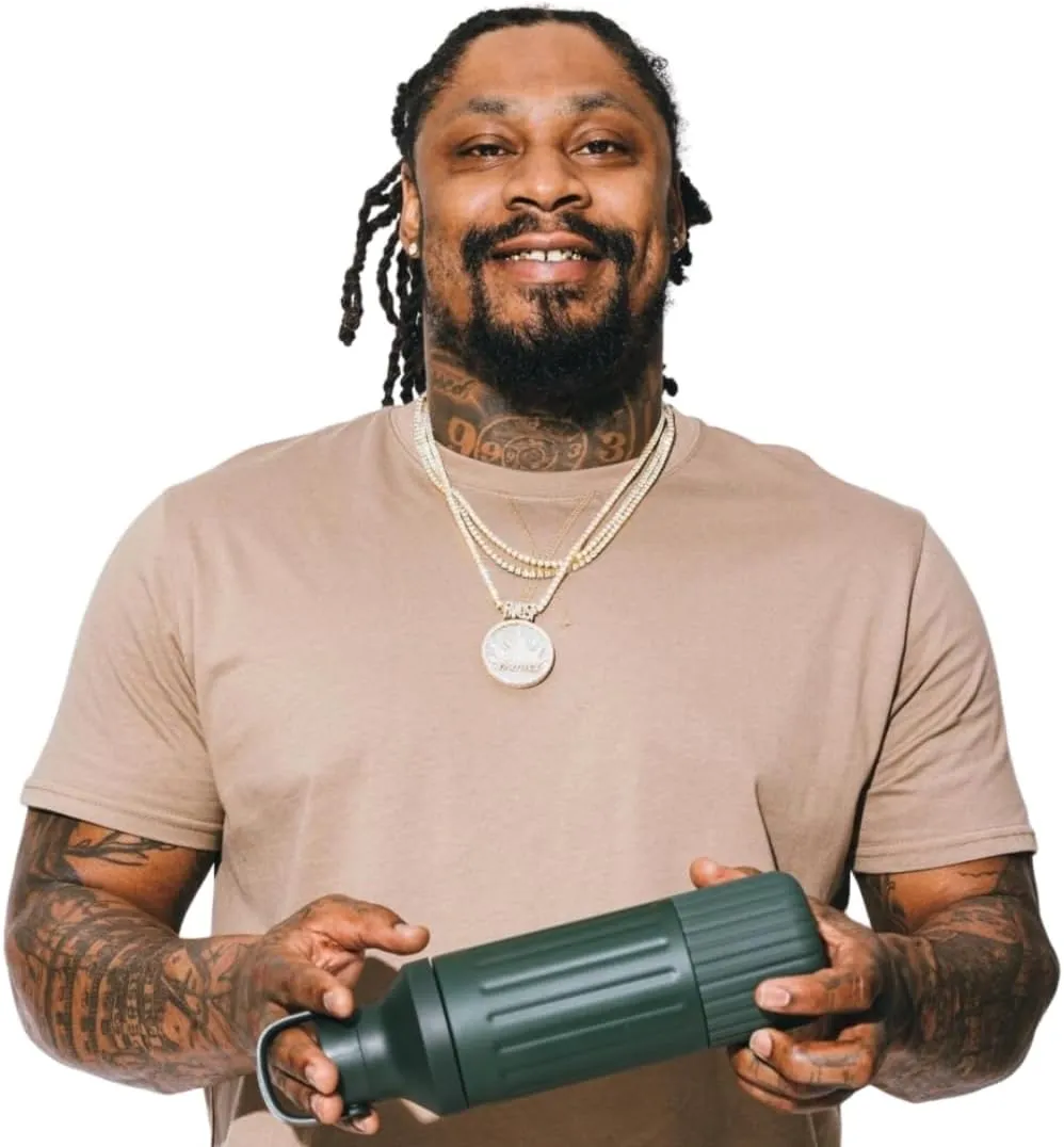 BEAST Beastmode Stainless Steel Hydration Bottle with Carry Cap, 22oz
