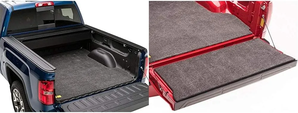 Bedrug Classic Bed Mat & Tailgate Mat | 2019-2023 Ford Ranger (Models with Spray-in or No Bed Liner) 72.7 Bed, Charcoal Grey | BMR19SBS & BMR19TG