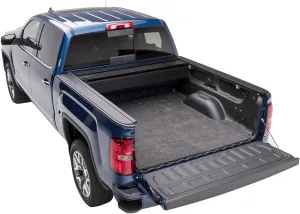 Bedrug Classic Bed Mat | Fits 2017 - 2024 Ford Super Duty 8' Bed, (Models w/ Spray-In Or No Bed Liner)Charcoal Grey | BMQ17LBS