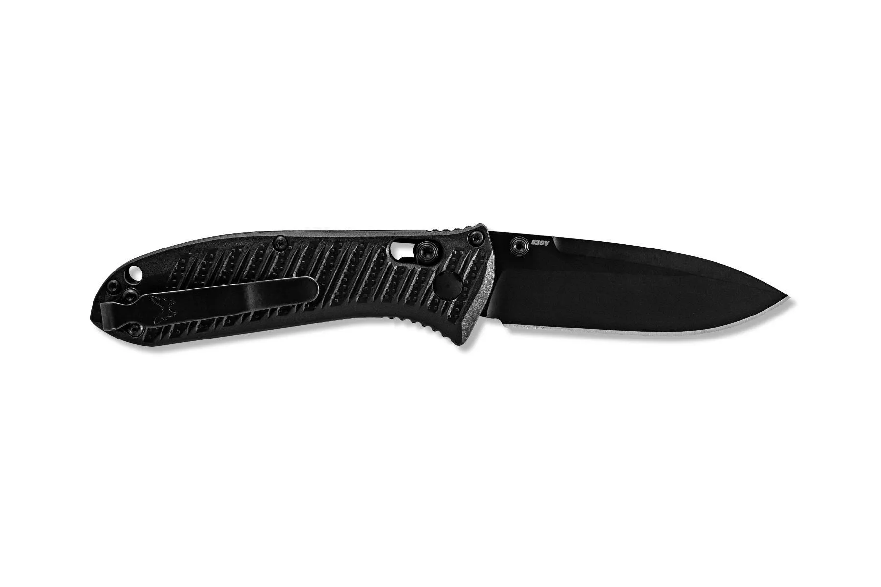 Benchmade 575BK-1 Mini Presidio II Black 3.2" Plain Folding Pocket Knife