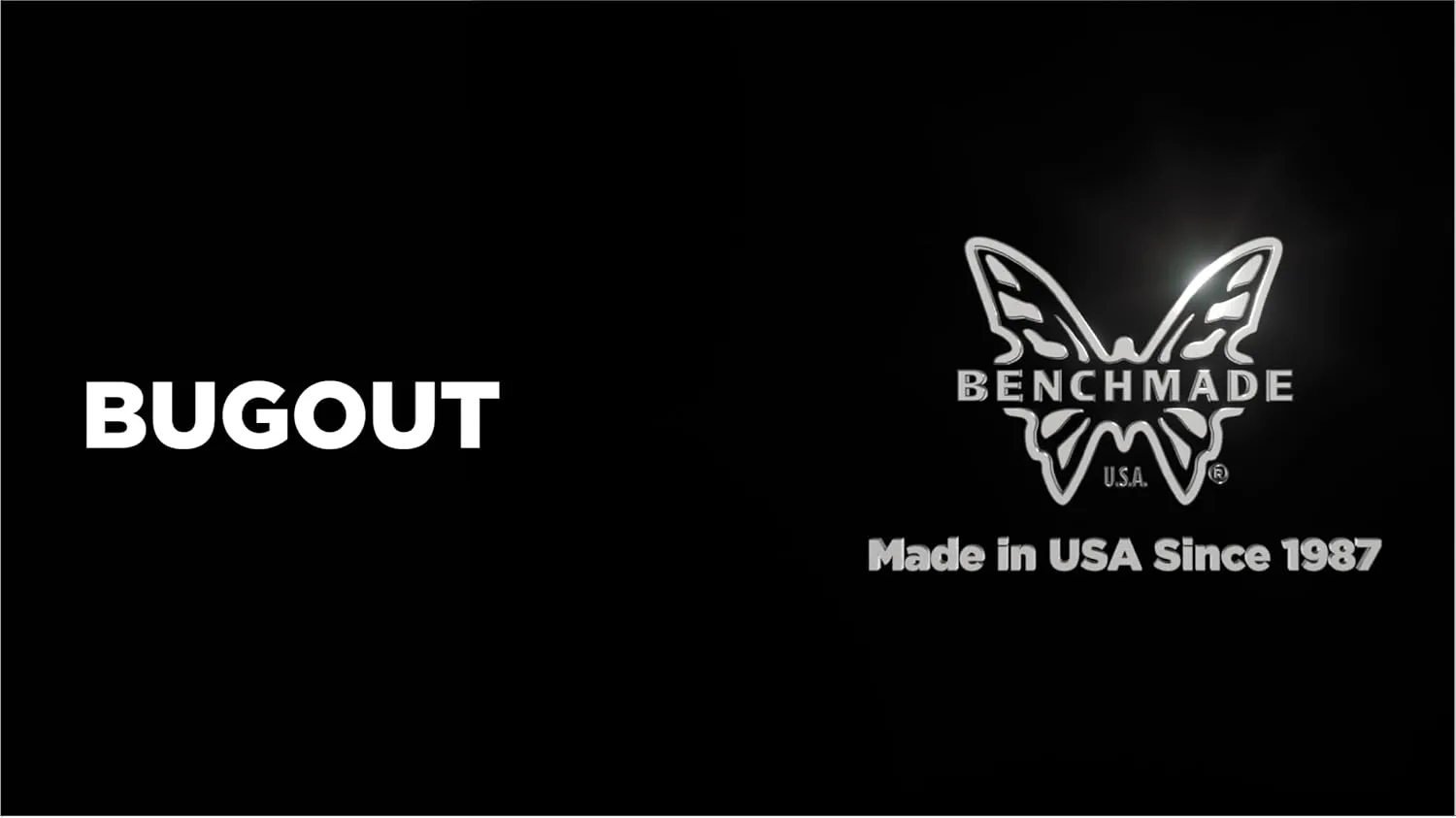 Benchmade - Bugout Folding Knife with Burnt Brass Aluminum Handle (535BK-07)