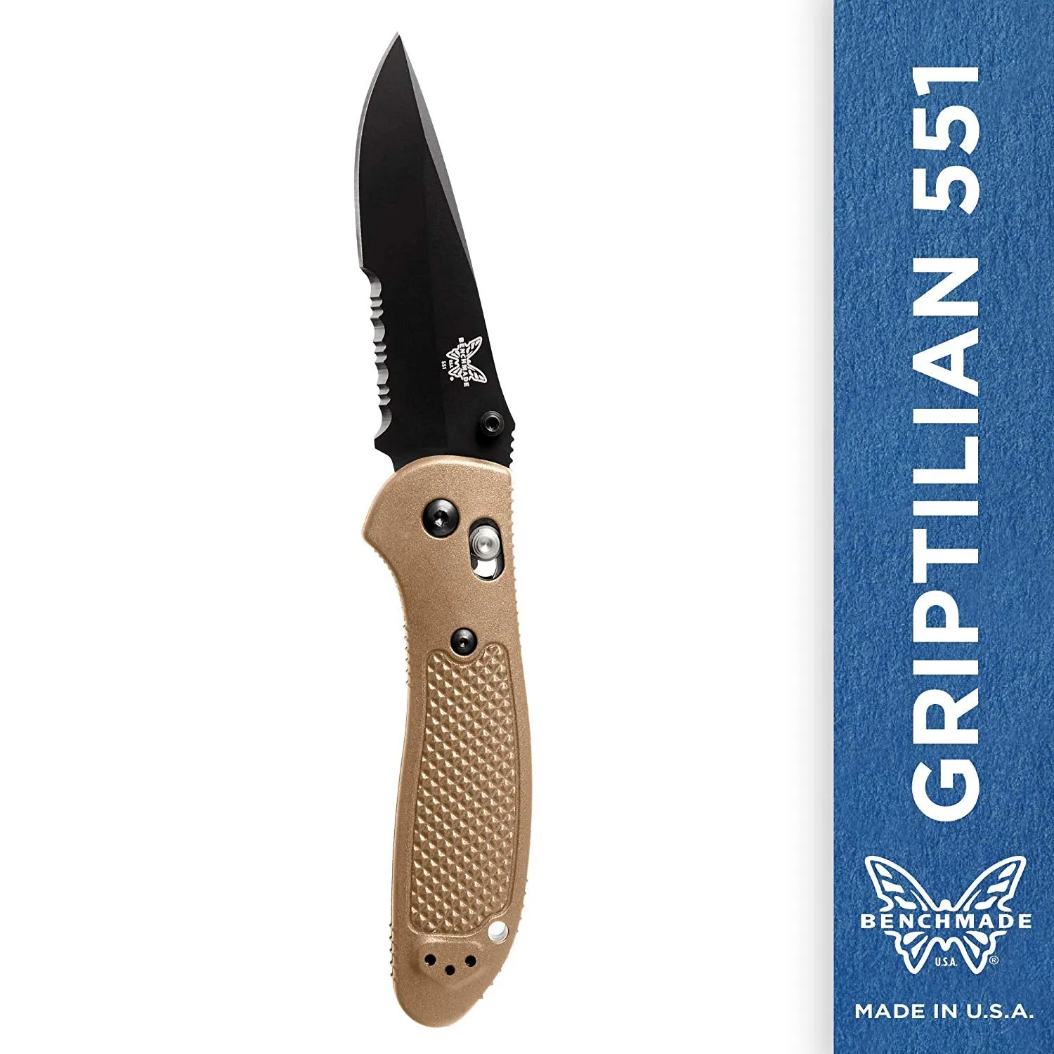 Benchmade PARDUE Griptilian DROP PT GRIP AXS STUD 551 All Variants Knife