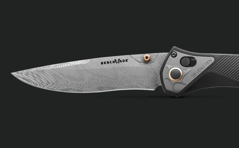 Benchmade Seven Ten 6AL-4V Titanum 4" Gold Class Drop Point Plain Edge Pocket Folding Knife (710-241)