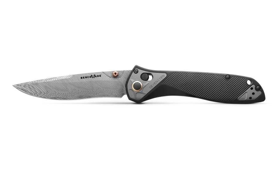 Benchmade Seven Ten 6AL-4V Titanum 4" Gold Class Drop Point Plain Edge Pocket Folding Knife (710-241)