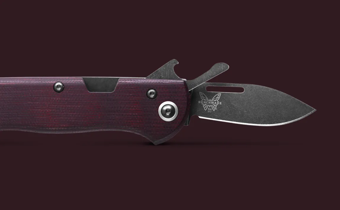Benchmade Weekender Micarta 317BK-02 2.97" Folding Pocket Knife