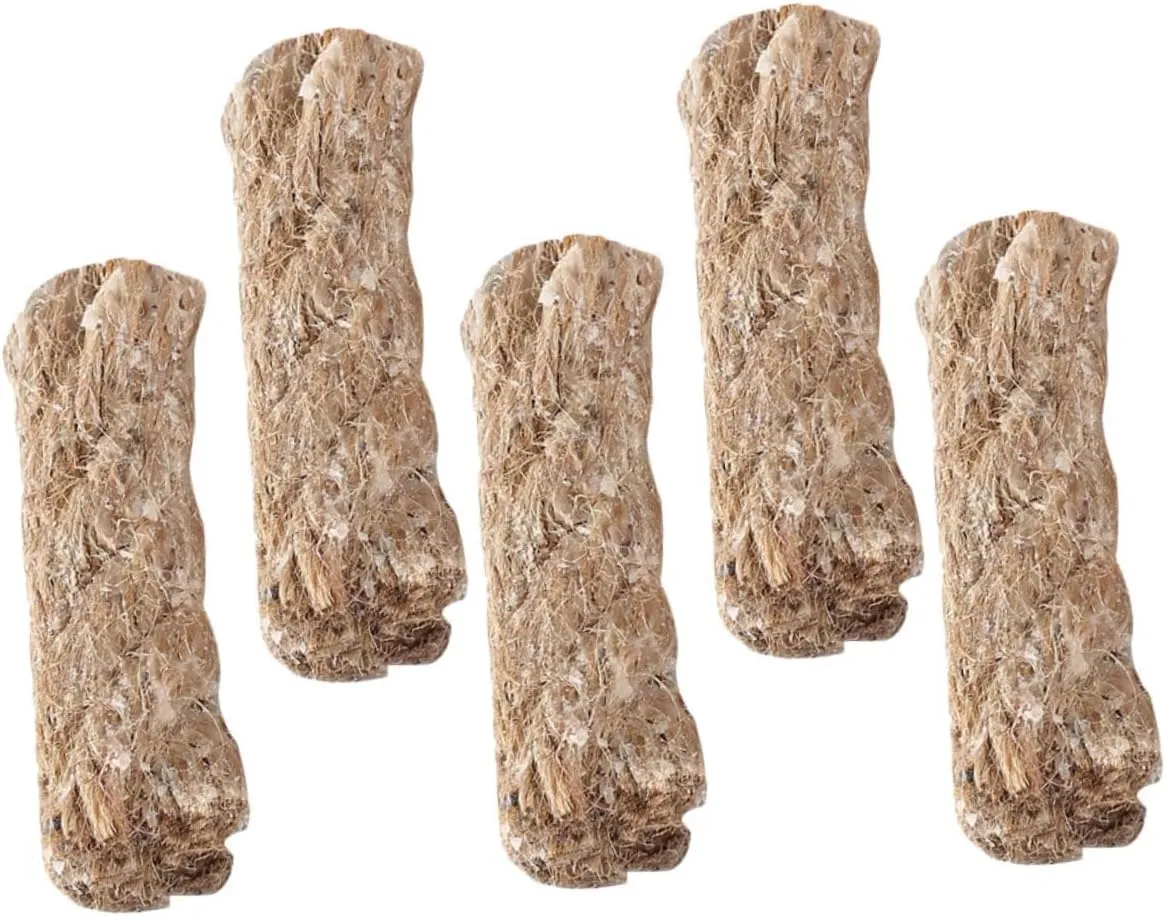 BESPORTBLE 2sets Jute Ropes Outdoor Fire Starters Survival Wick Jute Cord Hiking Camping Essential 5pcs*2