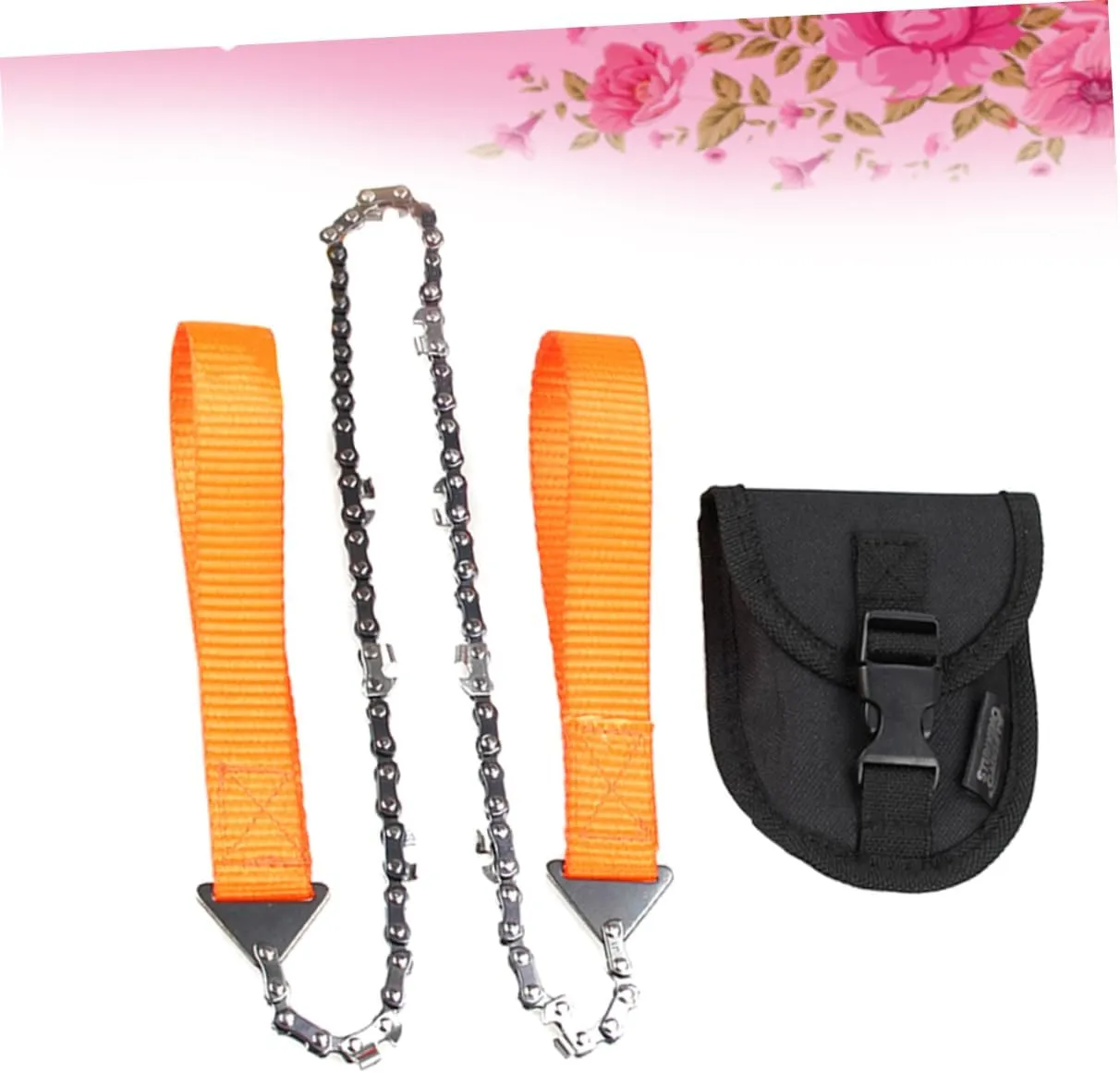 BESPORTBLE 3pcs Portable Outdoor Chainsaw Hand Chain Pruning Tool Survival for Camping Hiking Hunting with Storage Case