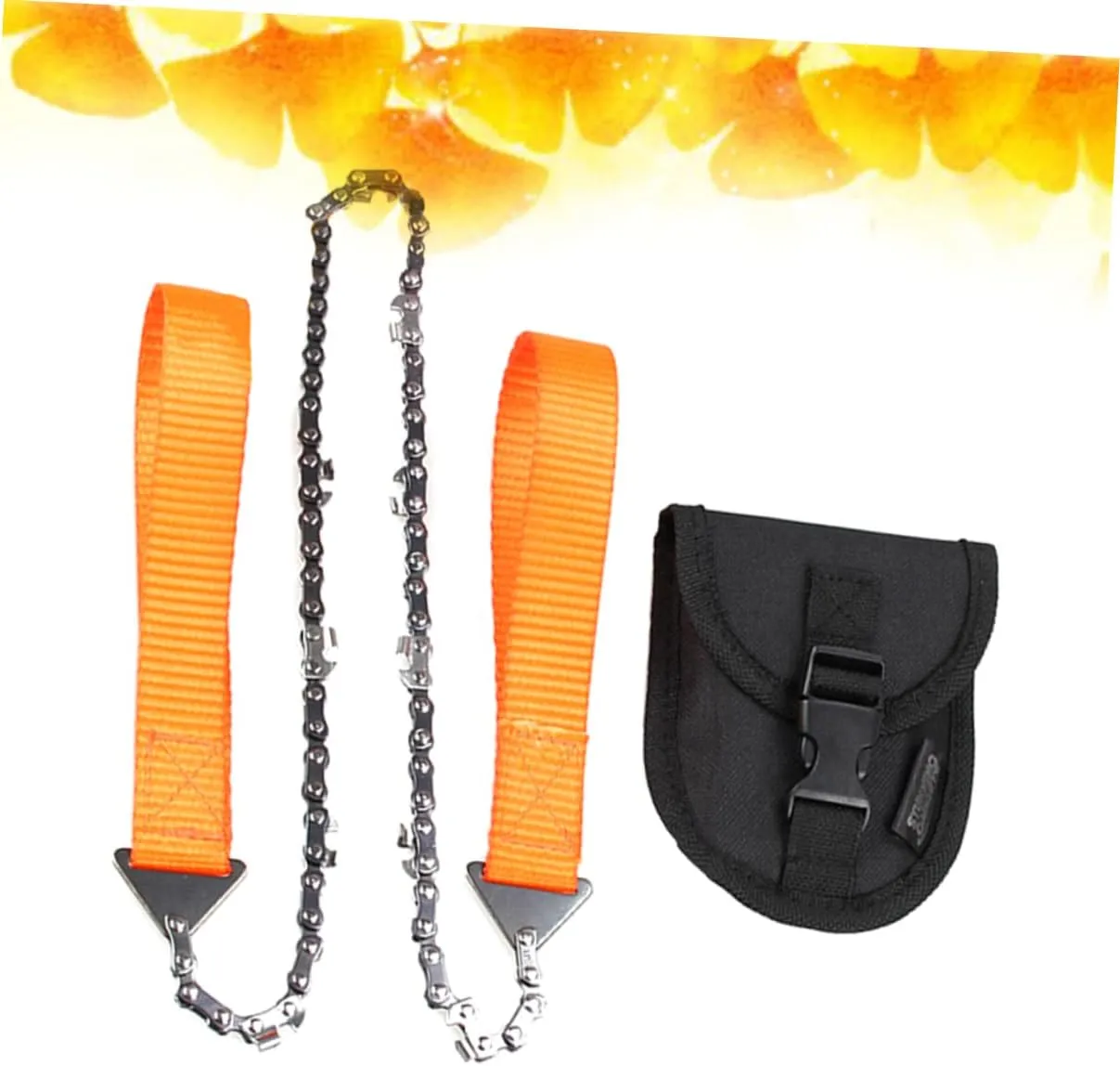 BESPORTBLE 3pcs Portable Outdoor Chainsaw Hand Chain Pruning Tool Survival for Camping Hiking Hunting with Storage Case