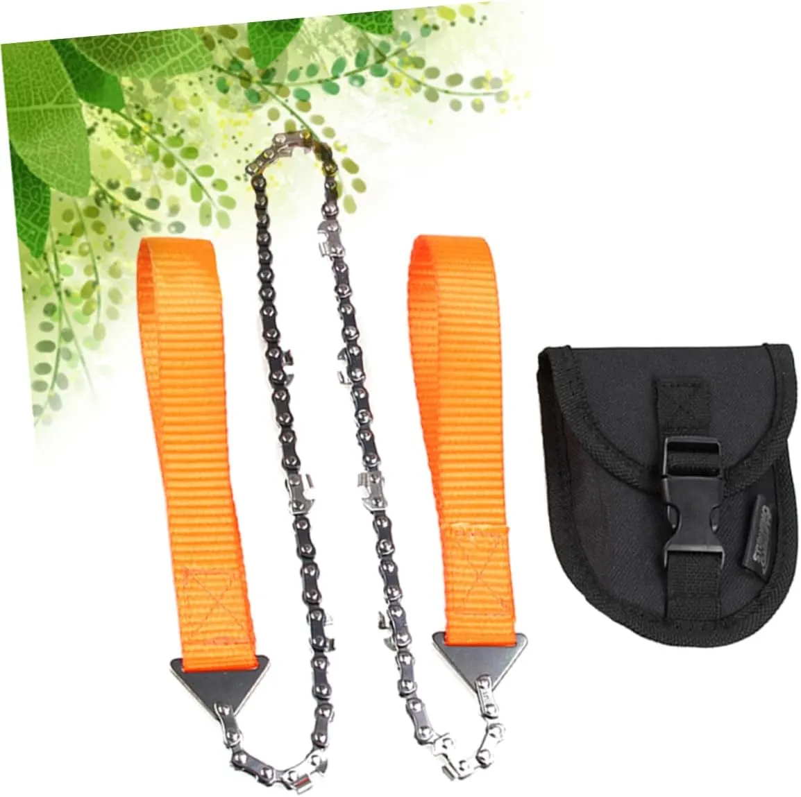 BESPORTBLE 3pcs Portable Outdoor Chainsaw Hand Chain Pruning Tool Survival for Camping Hiking Hunting with Storage Case