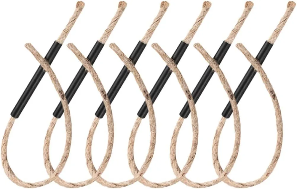 BESPORTBLE 6sets Portable Fire Starting Rope for Camping Outdoor Survival and Emergency Use Durable Ropes for Quick Ignition Any Weather Condition for Hiking Trekking and Picnics