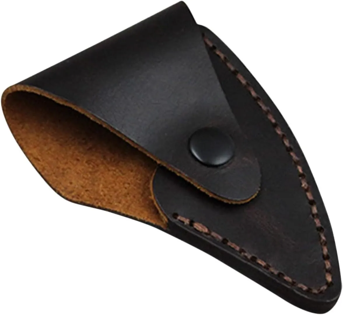 BESPORTBLE Camping Blade Cover Hatchet Head Sheath Leather Protective Case Compact Portable