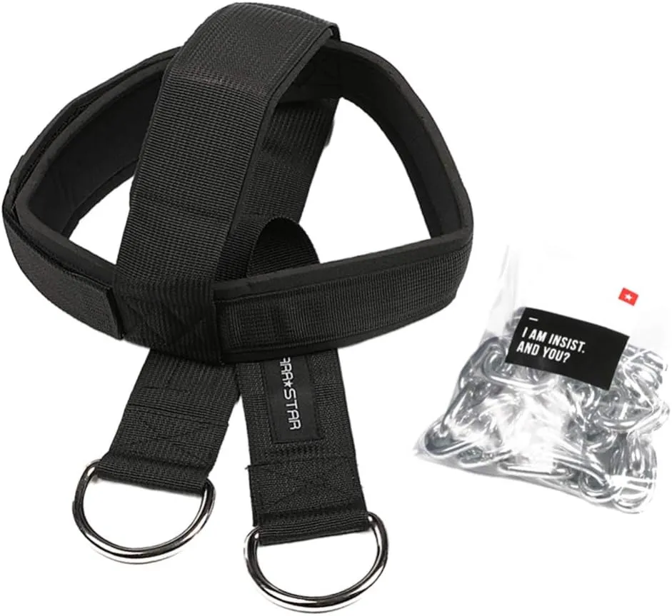 BESPORTBLE Neck Weight Lifting Neck Exercise Strap Neck Exercise Bands Neck Harness Strength Trainer Resistance Adjustable Headband Head and Neck Trainer The Shoulder Fitness Wiring Harness