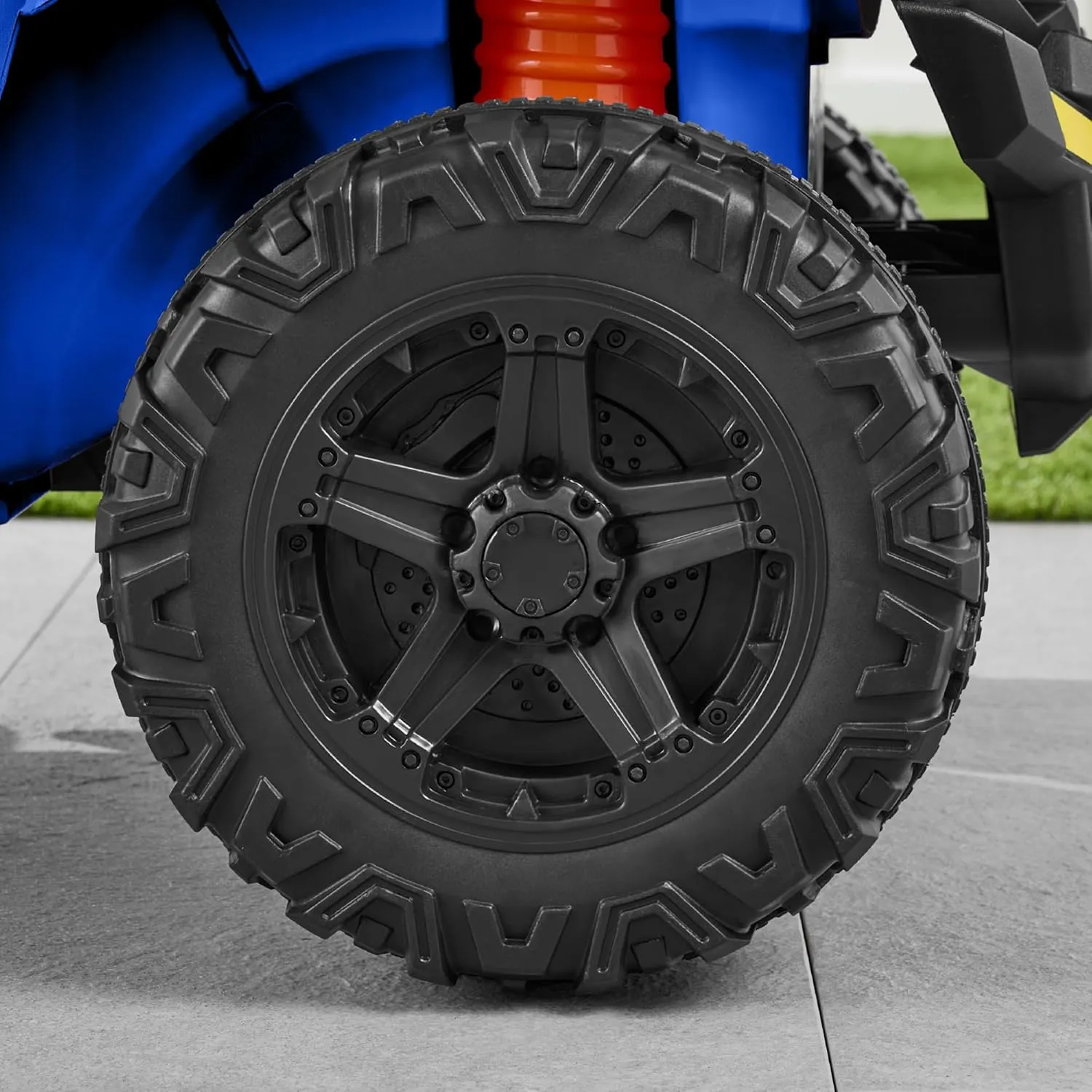 Best Choice Products Kids 12V Electric Ride On UTV Car and Trailer w/Parent Control, LED Lights, 2 Speeds, Bluetooth - Blue