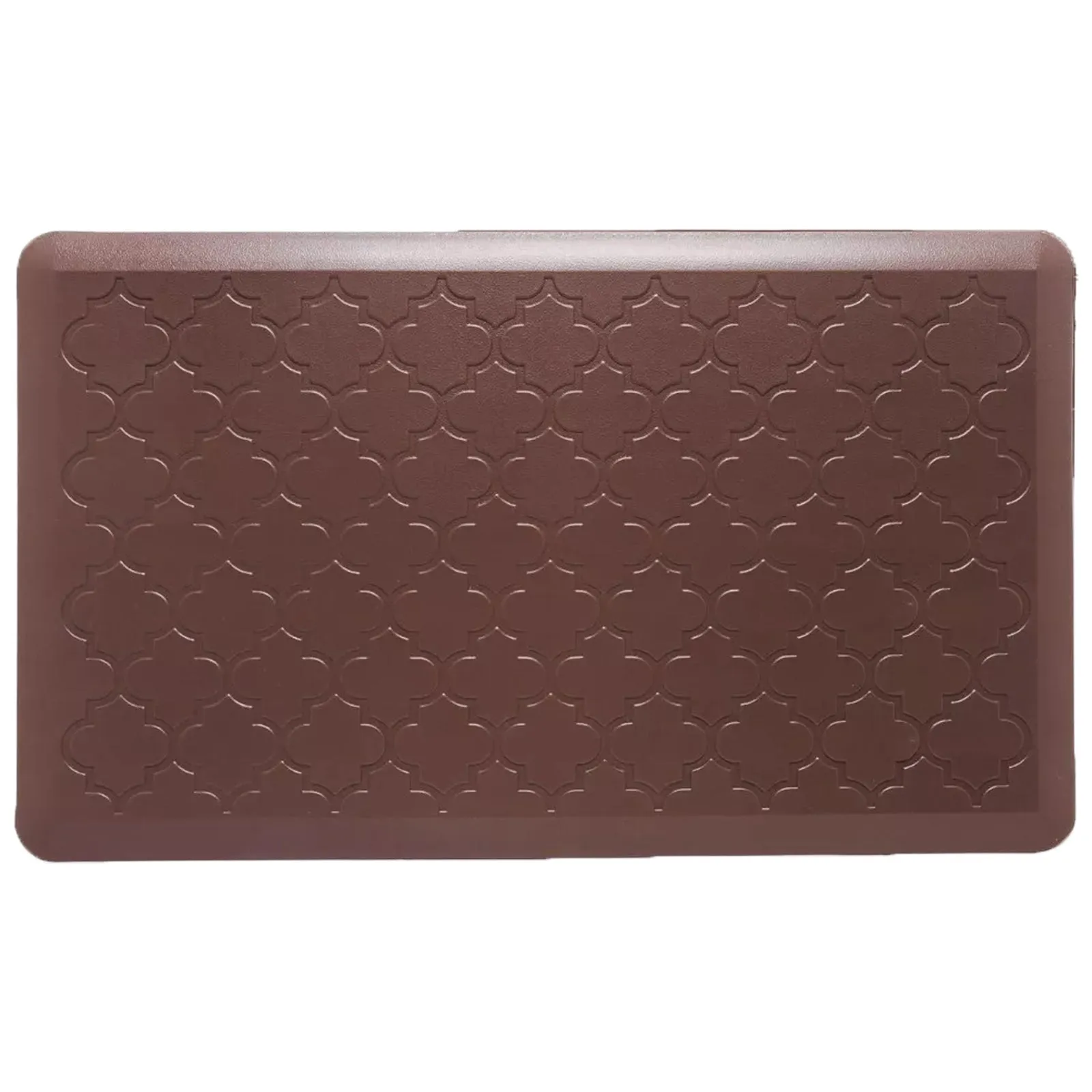 Bibb Home Trellis Embossed Anti Fatigue Foam Kitchen Mat