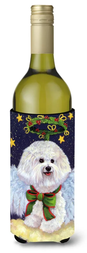 Bichon Frise Christmas Angel Wine Bottle Hugger PPP3027LITERK